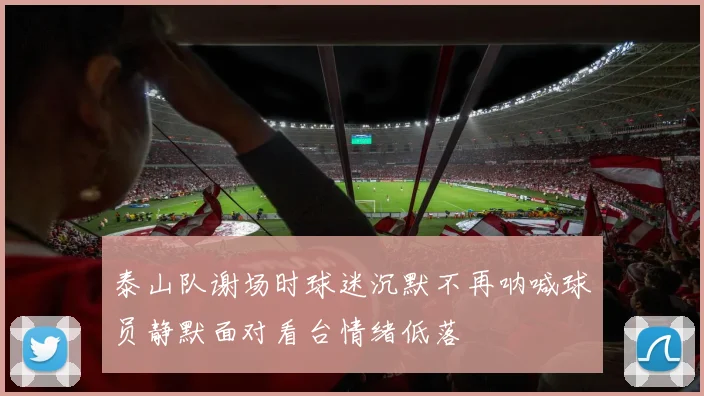 泰山队谢场时球迷沉默不再呐喊球员静默面对看台情绪低落